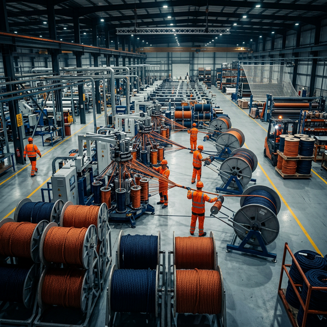 Russea ISO-certified Manufacturing Facility - Rope and Net Factory India | Bird Net Sports Net Fishing Net Production